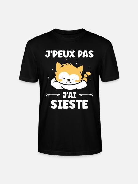 J'ai sieste - T-shirt bio CRAFTER Stanley Stella Unisexe - noir