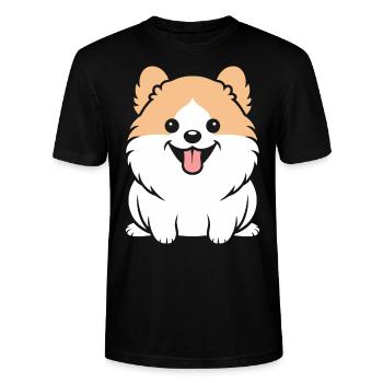 Spitz - Stanley/Stella Unisex Bio-T-Shirt CRAFTER - Schwarz - Vorne - Alina (178cm) & Michal (187cm)