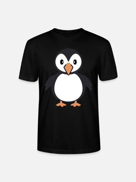 macareux - T-shirt bio CRAFTER Stanley Stella Unisexe - noir