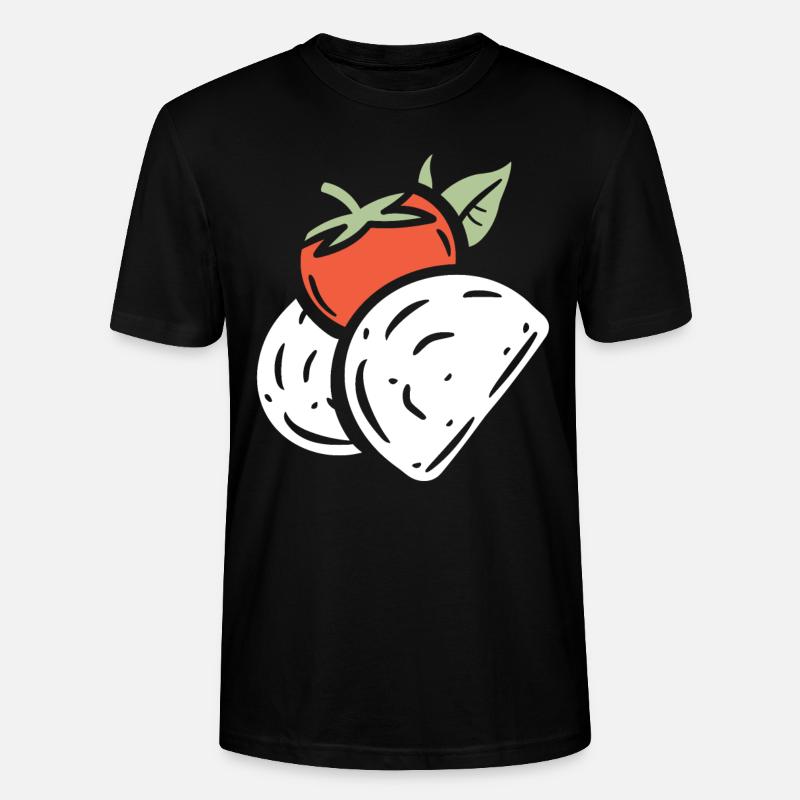 Mozzarella - Stanley/Stella Unisex Bio-T-Shirt CRAFTER - Schwarz