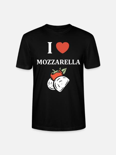 Humour mozzarella - T-shirt bio CRAFTER Stanley Stella Unisexe - noir