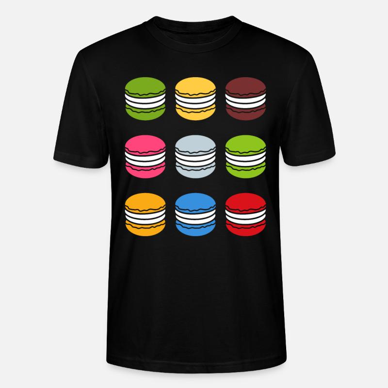 Macarons - Stanley/Stella Unisex Bio-T-Shirt CRAFTER - Schwarz
