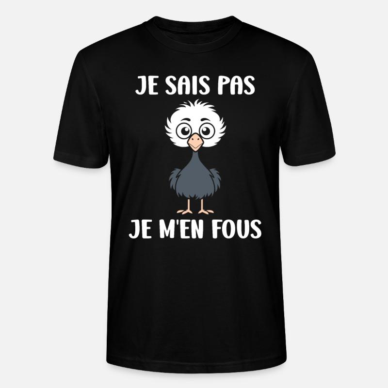 Strauß Zitat - Stanley/Stella Unisex Bio-T-Shirt CRAFTER - Schwarz