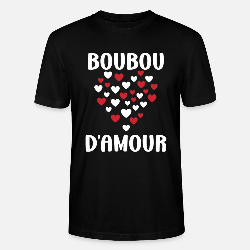 Boubou - T-shirt bio CRAFTER Stanley Stella Unisexe - noir