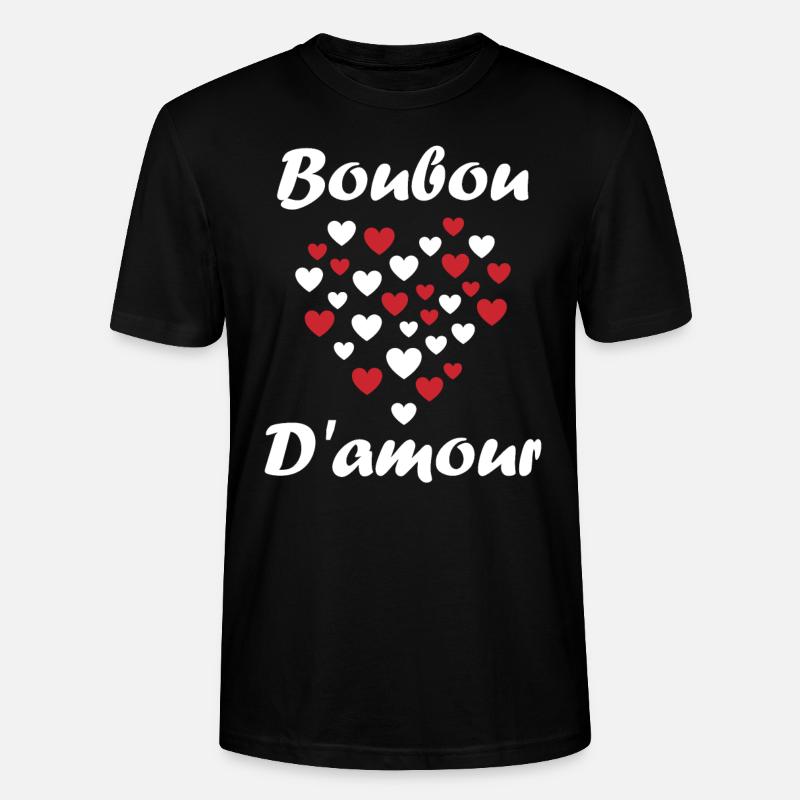 Boubou - T-shirt bio CRAFTER Stanley Stella Unisexe - noir