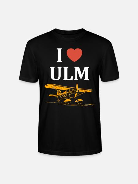 I love ulm - Stanley/Stella CRAFTER Unisex Organic T-Shirt - black