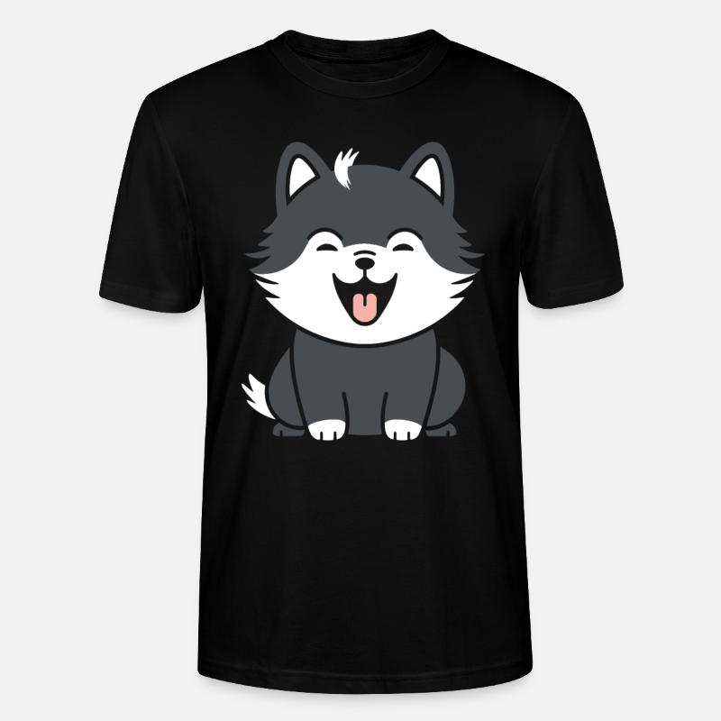 Wolf - Stanley/Stella Unisex Bio-T-Shirt CRAFTER - Schwarz
