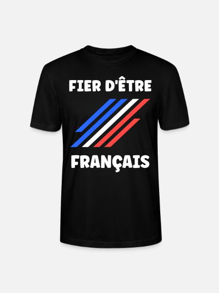 Ich bin Franzose - Stanley/Stella Unisex Bio-T-Shirt CRAFTER - Schwarz