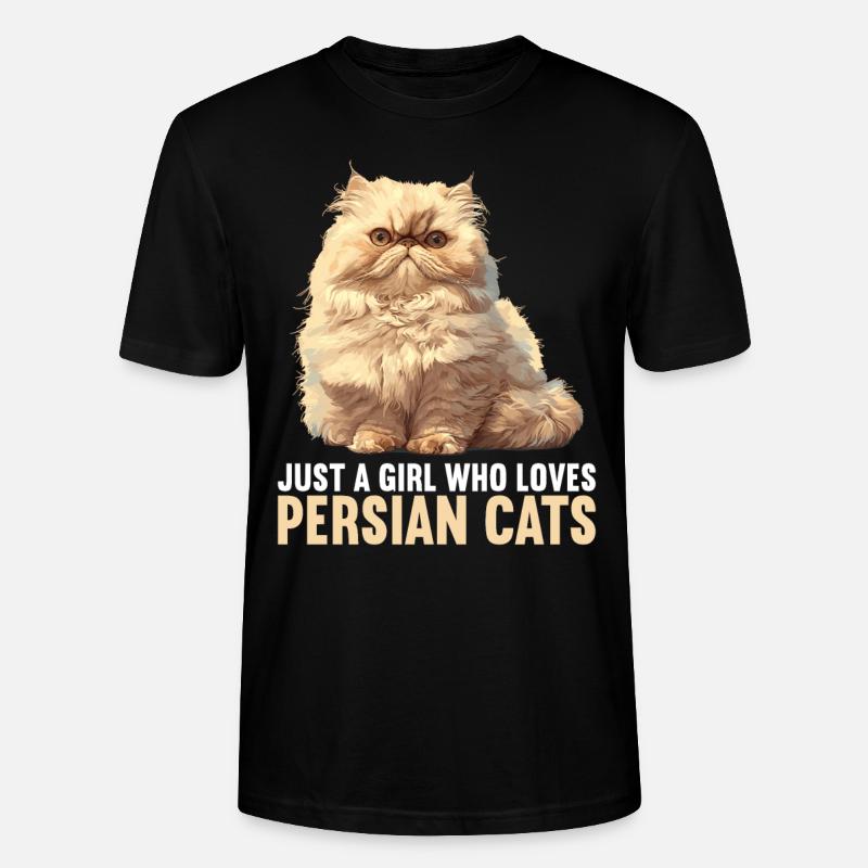 Chat persan Perserkatze - T-shirt bio CRAFTER Stanley Stella Unisexe - noir