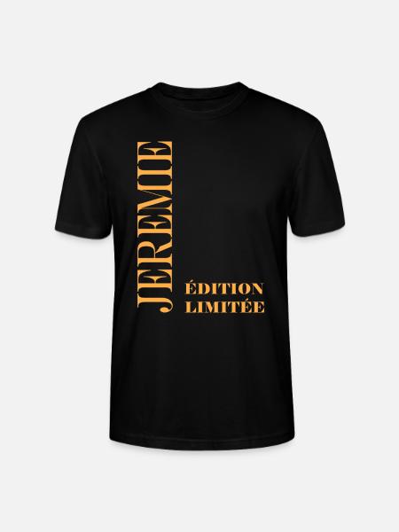 Jeremie - T-shirt bio CRAFTER Stanley Stella Unisexe - noir