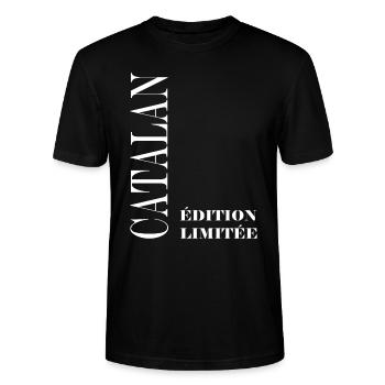 catalan - T-shirt bio CRAFTER Stanley Stella Unisexe - noir - Devant - Alina (178cm) & Michal (187cm)