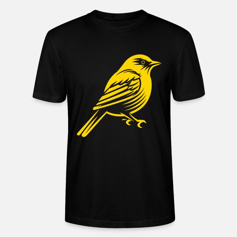 Kanarienvogel - Stanley/Stella Unisex Bio-T-Shirt CRAFTER - Schwarz