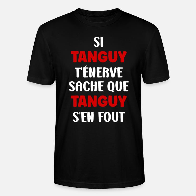 Tanguy - T-shirt bio CRAFTER Stanley Stella Unisexe - noir
