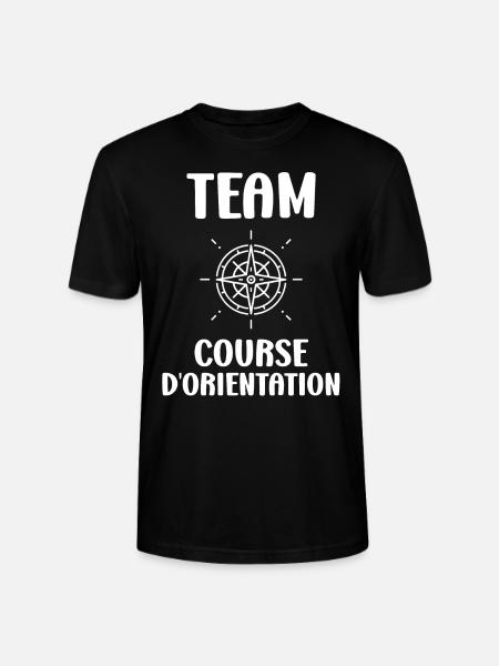 course d'orientation - T-shirt bio CRAFTER Stanley Stella Unisexe - noir
