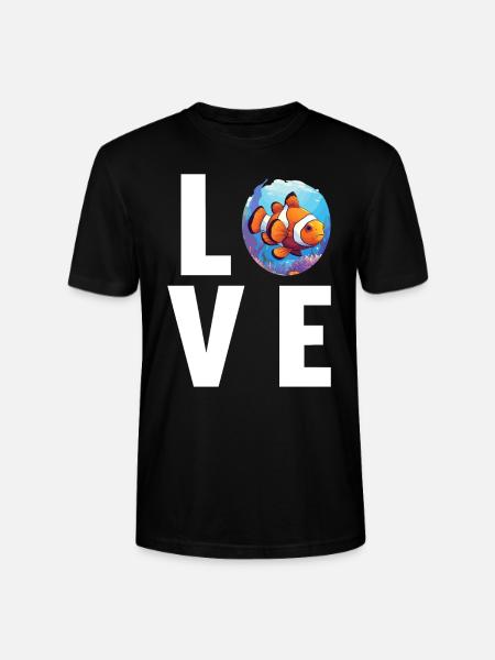 Clownfish Clownfische Clownfisch - Stanley/Stella Unisex Bio-T-Shirt CRAFTER - Schwarz