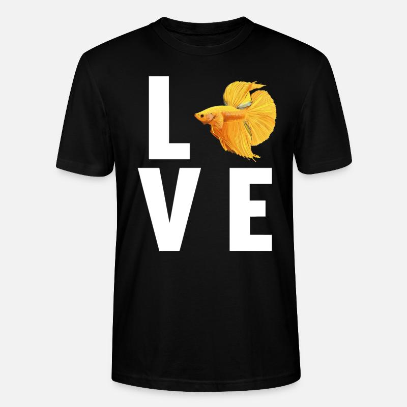 Bettas Betta Poisson Betta - T-shirt bio CRAFTER Stanley Stella Unisexe - noir
