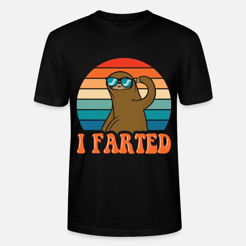 Faultier - Stanley/Stella Unisex Bio-T-Shirt CRAFTER - Schwarz