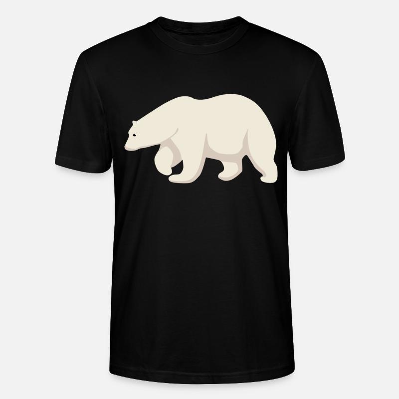 Eisbär - Stanley/Stella Unisex Bio-T-Shirt CRAFTER - Schwarz