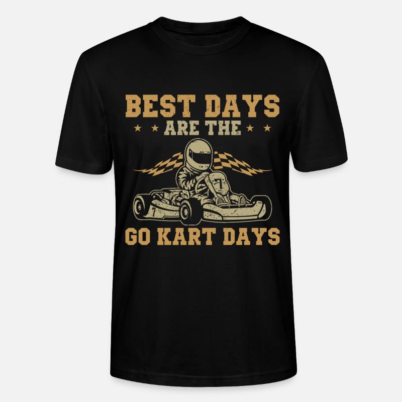 Go Kart - Stanley/Stella Unisex Bio-T-Shirt CRAFTER - Schwarz