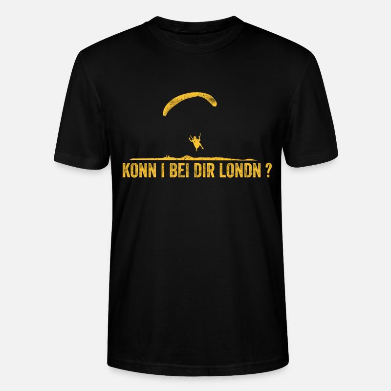 Konn i bei dir londn? - Stanley/Stella Unisex Bio-T-Shirt CRAFTER - Schwarz