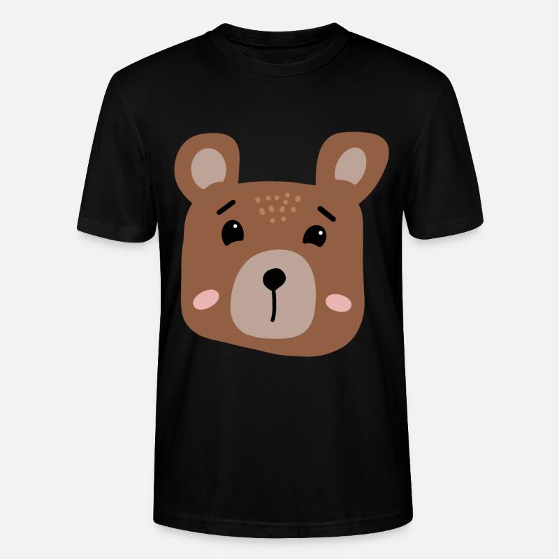 Bär - Stanley/Stella Unisex Bio-T-Shirt CRAFTER - Schwarz