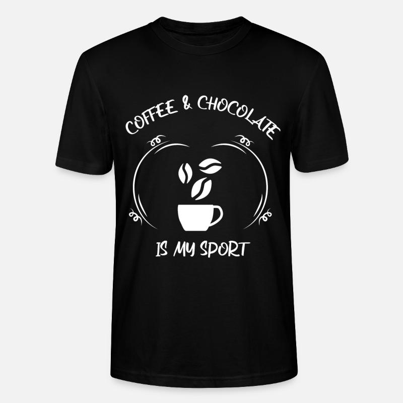 Kaffee Espresso Käffchen & Schokolade - Stanley/Stella Unisex Bio-T-Shirt CRAFTER - Schwarz