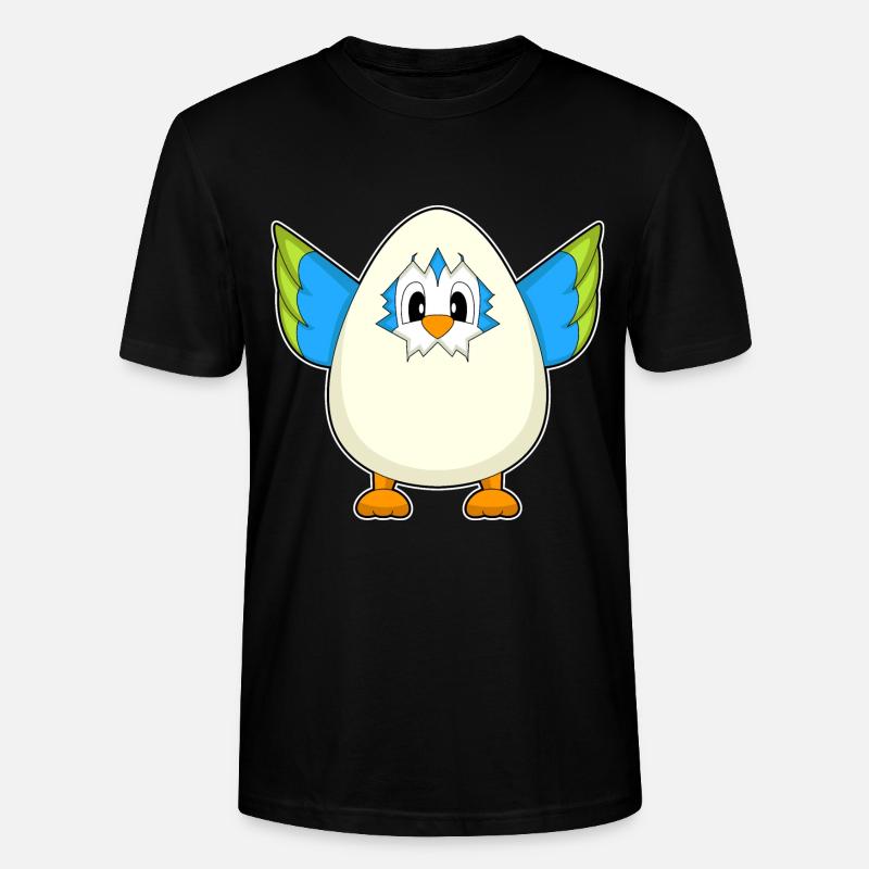 Oeuf de perroquet - T-shirt bio CRAFTER Stanley Stella Unisexe - noir