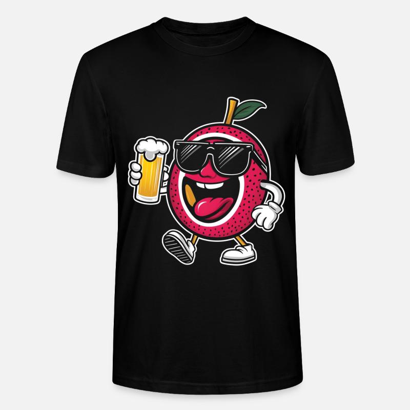 Passionsfrucht Bier - Stanley/Stella Unisex Bio-T-Shirt CRAFTER - Schwarz