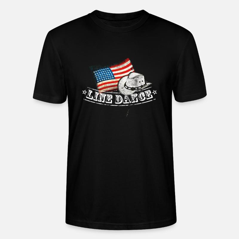 linedance - Stanley/Stella Unisex Bio-T-Shirt CRAFTER - Schwarz