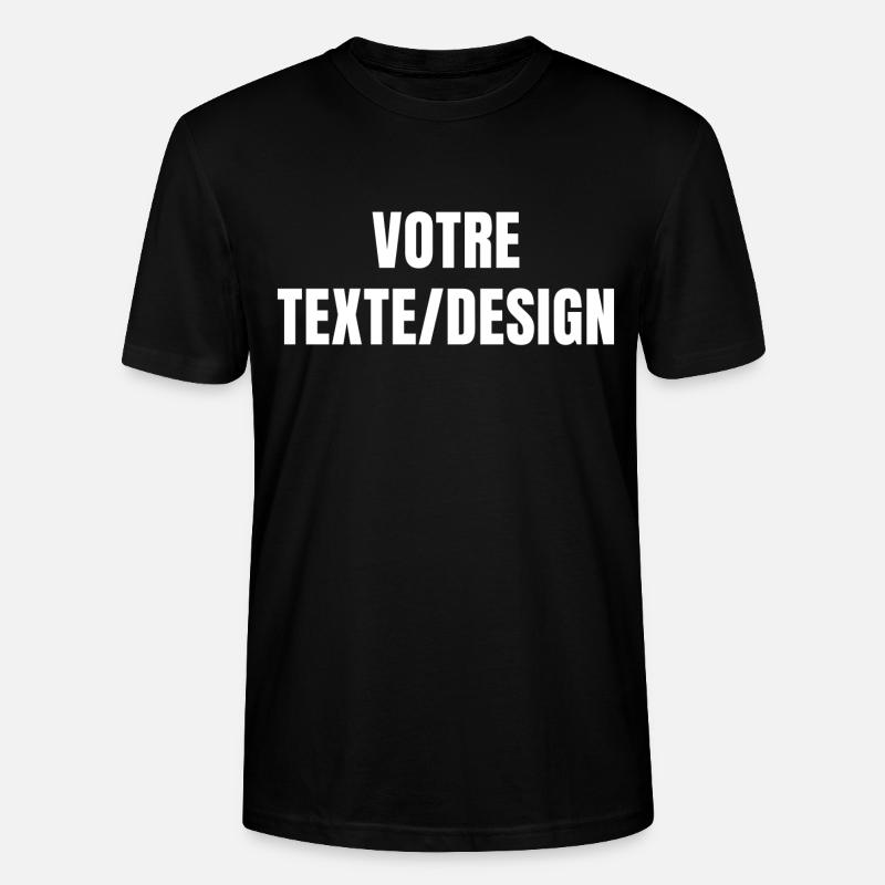 Personalized Gift Idea - Stanley/Stella CRAFTER Unisex Organic T-Shirt - black
