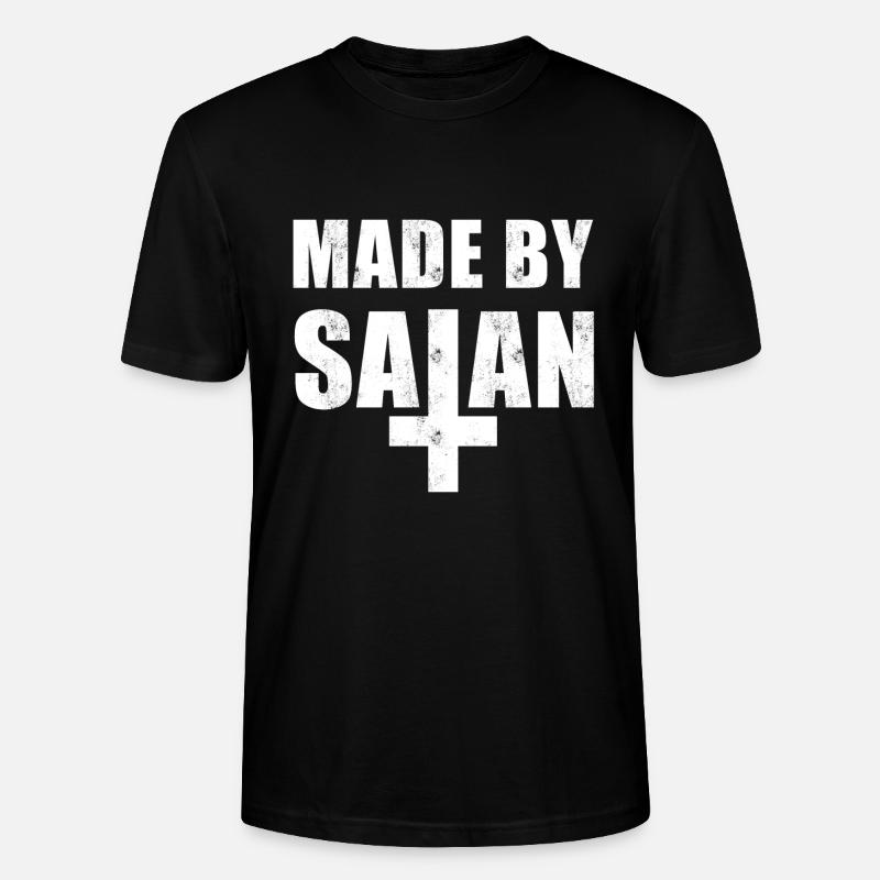 Fabriqué par Satan - T-shirt bio CRAFTER Stanley Stella Unisexe - noir