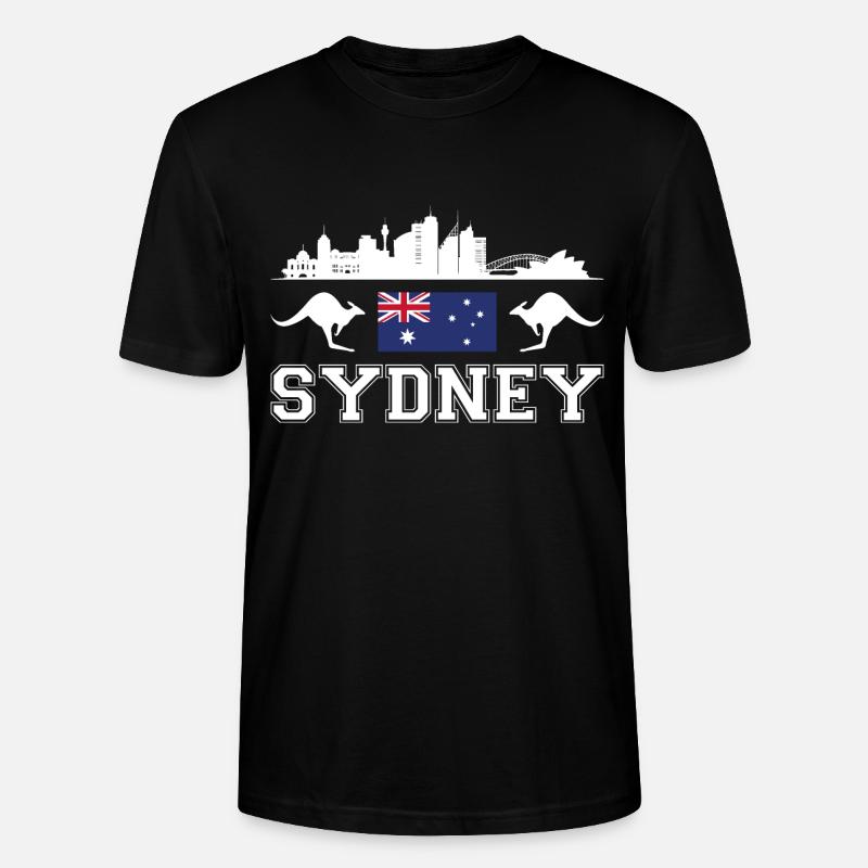 Sydney - Stanley/Stella Unisex Bio-T-Shirt CRAFTER - Schwarz