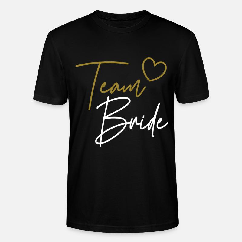 Team Bride - Stanley/Stella Unisex Bio-T-Shirt CRAFTER - Schwarz