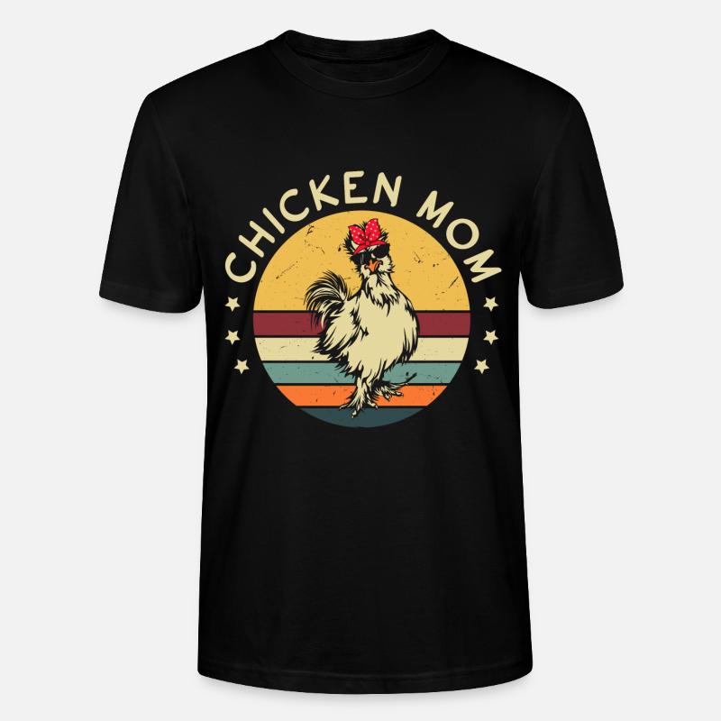 Maman poulet - T-shirt bio CRAFTER Stanley Stella Unisexe - noir