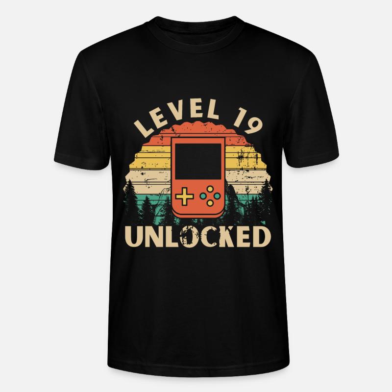 Level 19 freigeschaltet - Stanley/Stella Unisex Bio-T-Shirt CRAFTER - Schwarz