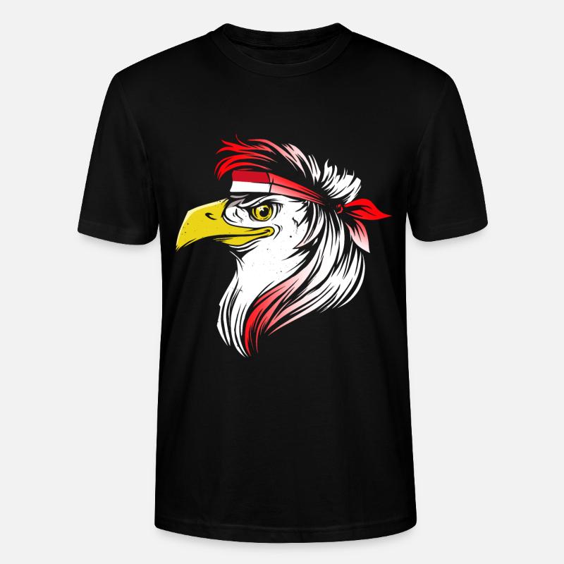 Monaco - Stanley/Stella Unisex Bio-T-Shirt CRAFTER - Schwarz