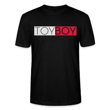 ToyBoy2 - T-shirt bio CRAFTER Stanley Stella Unisexe - noir - Devant - Alina (178cm) & Michal (187cm)