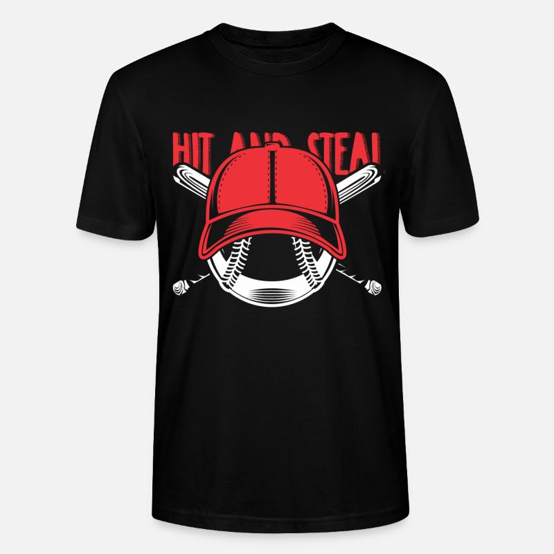Baseball - Stanley/Stella Unisex Bio-T-Shirt CRAFTER - Schwarz