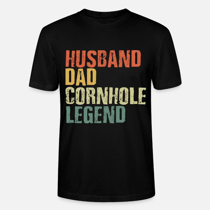 Cornhole - Stanley/Stella Unisex Bio-T-Shirt CRAFTER - Schwarz