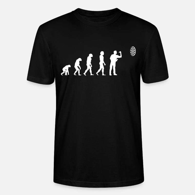 Fléchettes Evolution Fléchettes - T-shirt bio CRAFTER Stanley Stella Unisexe - noir