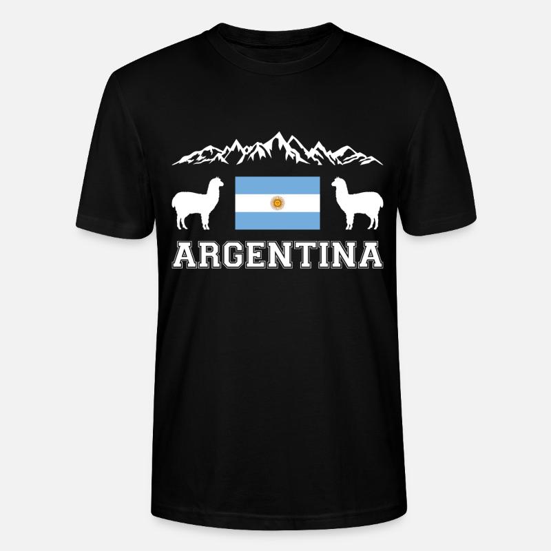 Argentine - T-shirt bio CRAFTER Stanley Stella Unisexe - noir