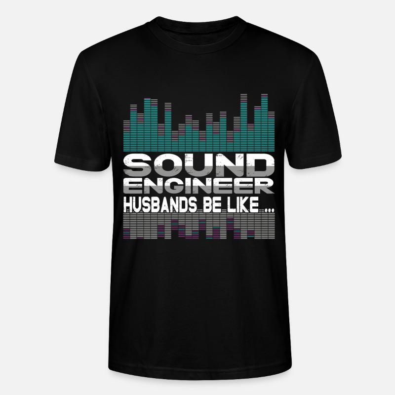 Tontechniker Sound Audio Engineer - Stanley/Stella Unisex Bio-T-Shirt CRAFTER - Schwarz