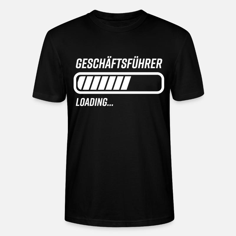 Geschäftsführer Loading Ladebalken - Stanley/Stella Unisex Bio-T-Shirt CRAFTER - Schwarz