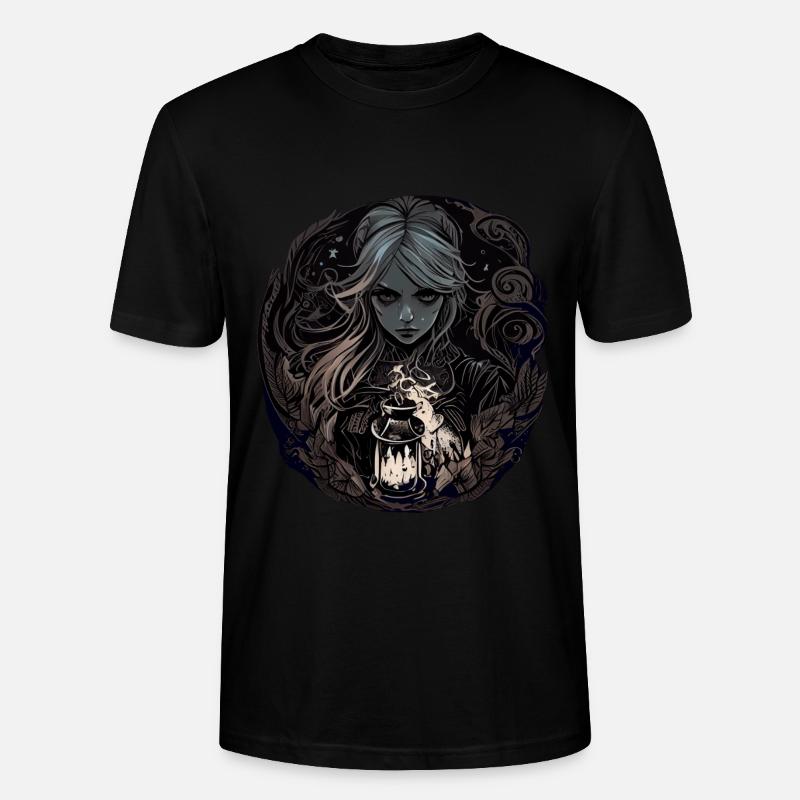Düstere wunderschöne Hexe / Wicca - Stanley/Stella Unisex Bio-T-Shirt CRAFTER - Schwarz