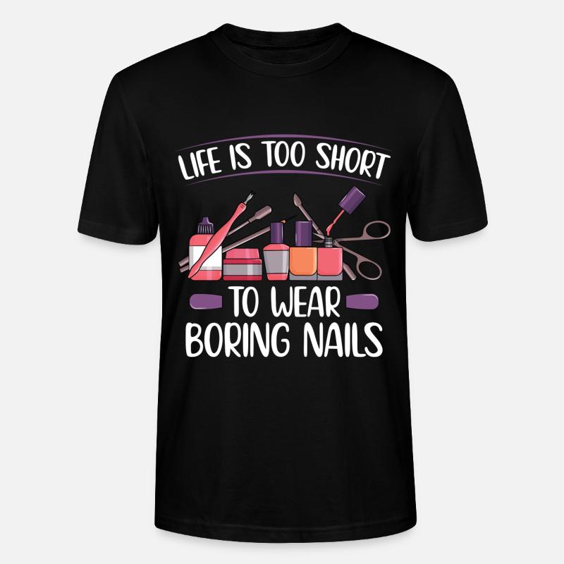 Nageltechniker - Stanley/Stella Unisex Bio-T-Shirt CRAFTER - Schwarz