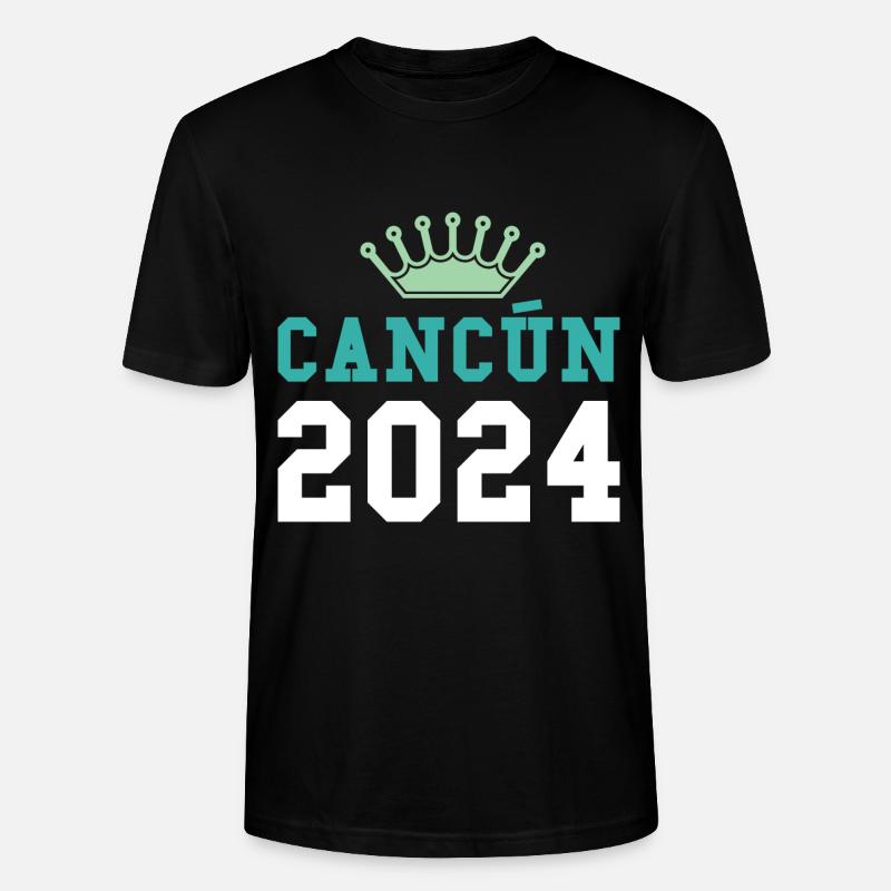 Cancún 2024 Mexique - T-shirt bio CRAFTER Stanley Stella Unisexe - noir