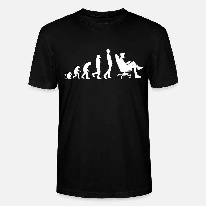 Jeu de l'évolution - T-shirt bio CRAFTER Stanley Stella Unisexe - noir