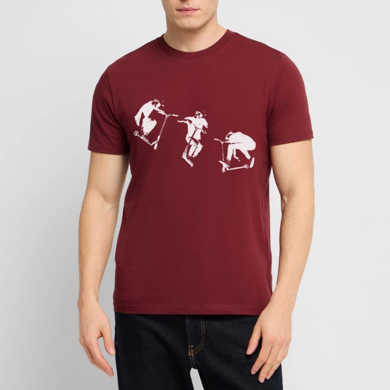 Scooter Tretroller Stunt E-scooter E-Roller Design Stanley/Stella Unisex Bio-T-Shirt CRAFTER