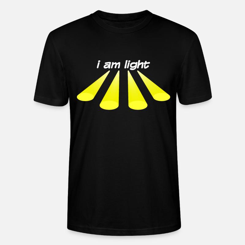 i am light - Stanley/Stella Unisex Bio-T-Shirt CRAFTER - Schwarz