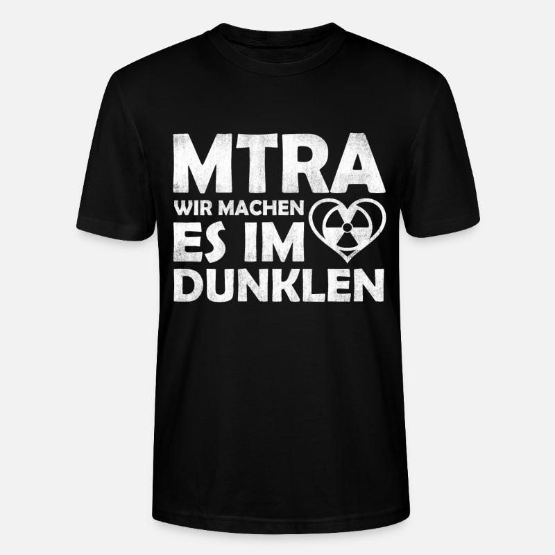 MTRA Medizinisch-Technischer Radiologie Assistent - Stanley/Stella Unisex Bio-T-Shirt CRAFTER - Schwarz